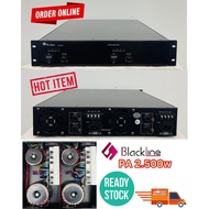 blackline pa2.5 2channel public address amp 2 x 500w