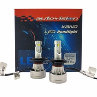 Xand H7 Autovision LED Lights 27 Watt 6500K LED Bulb H7 Car Motorcycle 1 Year Warranty