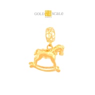 Gold Scale Jewels 916 Gold Spin Charm/Pendant