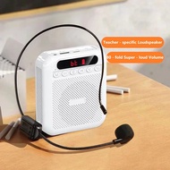 Mini Voice Amplifier​​ Bluetooth Portable Lapel Voice Amplifier with Wired Microphone Rechargeable M