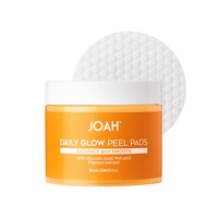 JOAH Daily Glow Peel Pads with Glycolic Acid, PHA and Papaya Extract, 50 Count