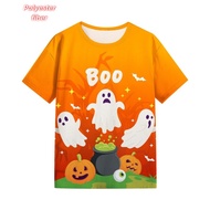 3D Print Halloween Ghost T-Shirt For Men Pumpkin Skull Pattern Tees Summer Street Casual Short Sleev