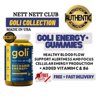 Goli Recharge Energy+ Gummies | Nitrosigine®, Caffeine, Focus & Alertness Cellular Energy Boost