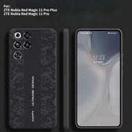 Black TPU Ultrathin Phone Case For Nubia Red Magic 11s 10s Pro Plus 11 10 Pro Air Anti Nonslip Scrat