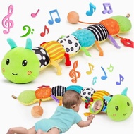 Baby Sensory Toys 0-6 6-12 Month, Stuffed Animal Musical Caterpillar Toys