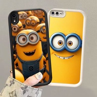 HW-6 Charming Minions Shockproof Silicone Casing for iphone 8 6 7 XS X XR Max Plus