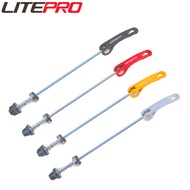 Litepro Quick Release Skewers Aluminum Alloy Wheelset QR Rod For Folding Bicycles MTB Mountain Bike Wheels Lever