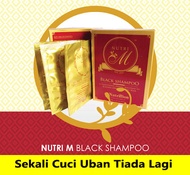 Shampoo Black Hair Anti Uban NUTRI M -Black Hair Shampoo 100% Organic Shampoo &amp; Anti Uban Shampoo HALAL