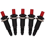 5Pcs Gas Heater One Outlet Piezo Igniter Spark Plug Push Button Igniter for Gas Outdoor Oven Fireplace Heater