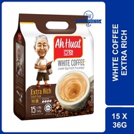 AH HUAT White Coffee Extra Rich 15X36G - Kopi Putih Lebih Kaw
