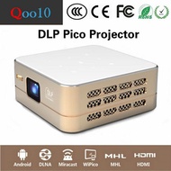 Newest Fashion Design DLP Pico Projector P96 Android 4.4 Quad-core Mini LED projector HD 1080P Built-in Battery Airplay Miracast For iphone 6 plus Samsung Galaxy Note 5 4 S6 edge 5 4