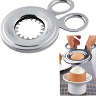 MUXI Egg Cutter Stainless Steel Boiled Egg Shell Topper Egg Opener Kitchen Gadget Egg Tool