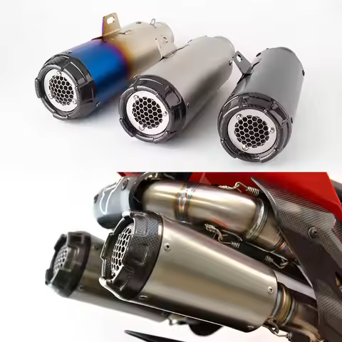 36-51mm universal motorcycle exhaust muffler for PANIGALE V4 MT10 GSX-S 950 700CL-X VITPILEN 401 RC 