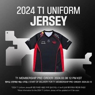 現貨 2024 T1 Uniform Jersey T1 隊服 Faker ID L碼