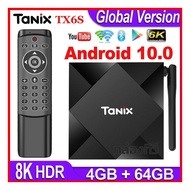 กล่องทีวี TX6S Android 10 Allwinner H616 TV Box QuadCore 6K Dual Wifi TX6 Media Player Youtube