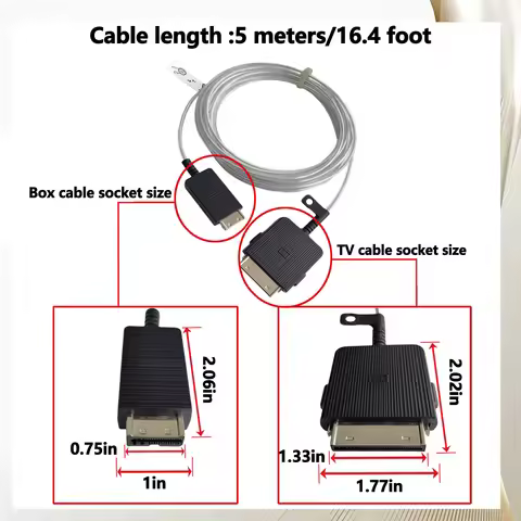 The Frame TV One Connect Cable For Samsung QE43LS03BAU QE50LS03BAU QE55LS03BAU QE65LS03BAU QE75LS03B