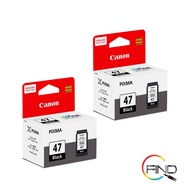 CANON PG-47 x2 BLACK CARTRIDGE (15ml) for E400/E410/E460/E470/E480/E4270/E3170/E3370/E4570 Printer (