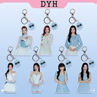 Kpop BABYMONSTER Keychain ASA CHIQUITA ANYEONCute Acrylic KeyRing Bag Pendant Gift