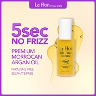 LA FLOR Anti Frizz hair serum argan oil For Frizzy Hair
