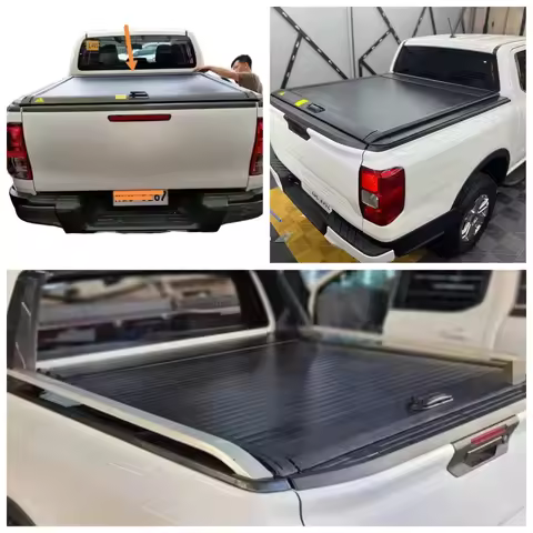 FOR Amarok Hilux Ranger NP300 Triton L200 Pickup Tail Box Retractable Roller Lid Tonneau Cover