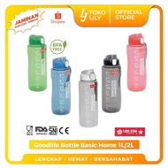 Goodlife Bottle Basic Home 1L Plastic Drinking Bottle 2L
