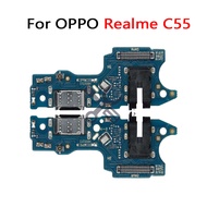 Charging Board For OPPO Realme C55 Charger Dock Port Flex Replace Parts