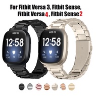Luxury Staineless Steel Strap For Fitbit Versa 4 Strap Metal Fitbit Sense 2 Strap Fitbit versa 3 Bra