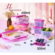 [ READY STOCK ] Tupperware Freezermate Collection - 550ml /650ml / 300ml - Limited Pink