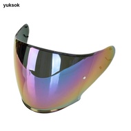 [yuksok] Helmet Visor Wind Shield PC Material Enhanced Visibility Motorbike Accessory for SHOEI J-1 