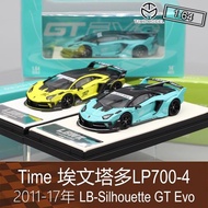 Time 1: 64 RV Sports Car LP700-4 Model LB Evan Tower More EVO Wide Body Suitable for Lamborghini GT