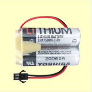 Ban đầu Toshiba 2er17500v Toshiba pin lithium er17500v kết hợp song song 3.6V pin với cắm
