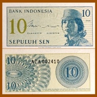 Uang Kuno Indonesia 10 Cent Rupiah 1964