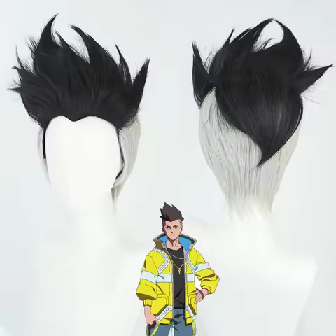Cosplay Wig for David Martinez, Runner from Cyberpunk: Edgerunners, Anime‑style Wig