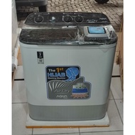 Penawaran Terbatas Mesin cuci 2 tabung aqua 7kg mesin cuci 2 tabung