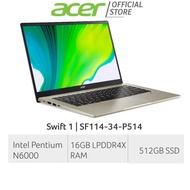 【second hand product】【Used 95%new】Acer Swift 1 SF114-34-P514 14 Inch FHD IPS Thin and Light Laptop |