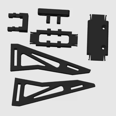 Wall Mount Holder for LEGO 42206 Red Bull F1 Formula 1 RB20 Technic DIY Building Block Wall Display