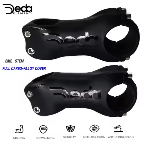 DEDA Zero 2 carbon stem Matte Black Road/MTB Bike Stem 6/17 Degree Bicycle handlebar Part road mtb c