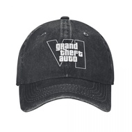 2025 GTA 6 White Baseball Caps Vintage Washed Denim Hats Unisex Style Outdoor Running Hats Leisure O