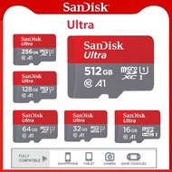 Sandisk Ultra Micro SD Card 16GB/32GB/64GB/128GB/256GB/512GB Ultra A1 Memory Card Micro SDXC Card Sa