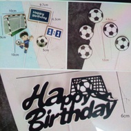 topper bola sepak deco kek