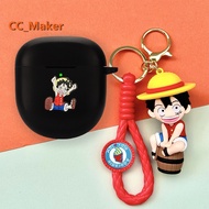 For Bose QuietComfort Ultra Silicone Soft Case Anime One Piece Luffy Keychain Pendant Cute Monster University Bose QuietComfort EarBuds 2 Shockproof Case QuietComfort Ultra Cover