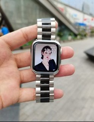 包郵 Apple watch 錶帶 金屬不銹鋼帶💕chain strap (3 colors) 💕apple watch series
