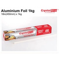 CrystalWrap® Aluminium Foil 1KG x 450mm