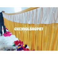 Table decoration, fringe table, 75cm x 240cm