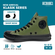 Converse All Star 70s Army Black Chuck Taylor Casual Leather High Sneakers BIG SIZE 45-46