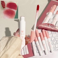 Set Lipsticks Matte Waterproof Lip Tint Set Lip Color Matte Fading Cup Waterproof Glaze V1m3