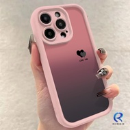 Black Love Heart Fashion Gradient Pink Angel Eyes Case For Redmi 13C 13 10A 9 14C 10C 9 12C 9T 12 A2