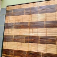 sale!! tirai bambu/kere bambu kirai kerai bambu wulung motif natural