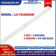 LC-70LE650M SHARP 70" LED TV BACKLIGHT(LAMPU TV) SHARP 70 INCH LED TV BACKLIGHT LC70LE650M LC-70LE65