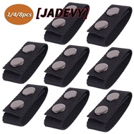 JADEVY 1/4/8Pcs Belt Buckle  Double Snaps Sports Nylon Strap
